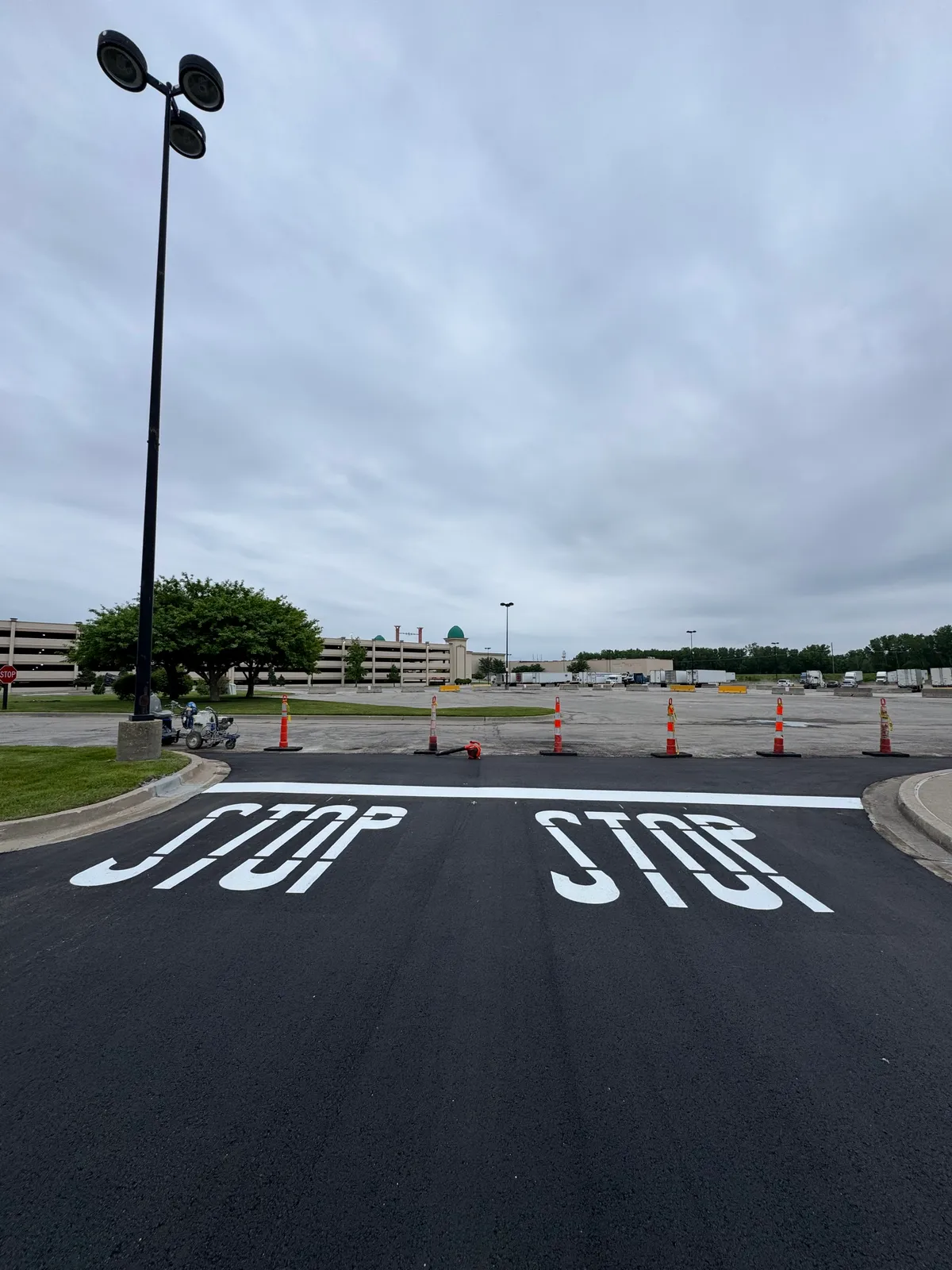 Parking lot striping in Kansas City