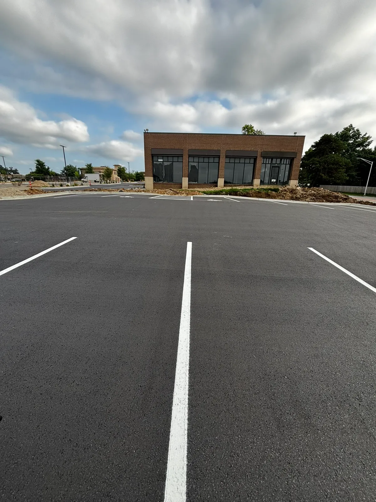 Full-depth asphalt paving in the Lenexa area