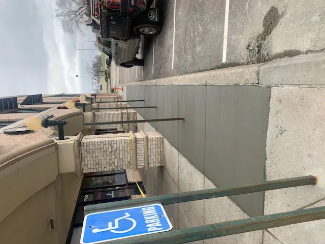 Commercial new concrete paving work in the Kansas City metro